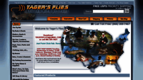 What Yagersflies.com website looked like in 2018 (6 years ago)