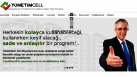 What Yonetimcell.com website looked like in 2018 (6 years ago)