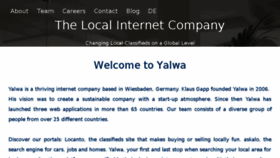 What Yalwa.info website looked like in 2018 (6 years ago)