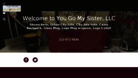 What Yougomysister.com website looked like in 2018 (6 years ago)
