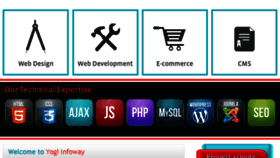 What Yogiinfoway.com website looked like in 2018 (7 years ago)