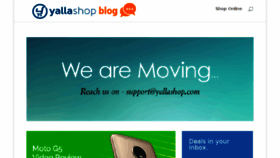 What Yallashop.com website looked like in 2018 (6 years ago)