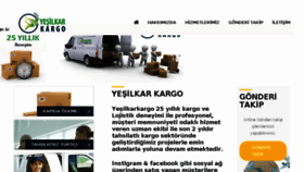 What Yesilkarkargo.com website looked like in 2018 (6 years ago)