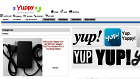 What Yuppy.com website looked like in 2018 (5 years ago)