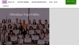 What Yogagoaindia.com website looked like in 2018 (6 years ago)