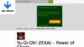 What Yu-gi-oh-zexal-power-of-chaos.en.uptodown.com website looked like in 2018 (6 years ago)