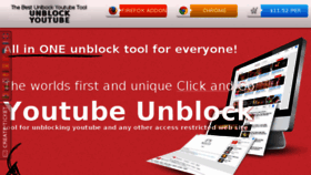What Youtube-unblock.org website looked like in 2018 (6 years ago)