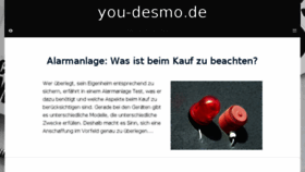 What You-desmo.de website looked like in 2018 (6 years ago)