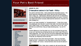 What Yourpetsbestfriend.com website looked like in 2018 (6 years ago)