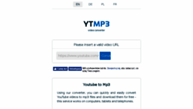 What Ytmp3.ac website looked like in 2018 (5 years ago)