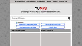 What Yump3.online website looked like in 2018 (6 years ago)