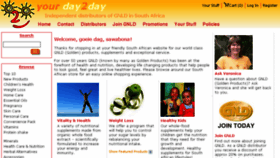 What Yourday2day.co.za website looked like in 2018 (5 years ago)