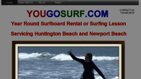 What Yougosurf.com website looked like in 2018 (5 years ago)