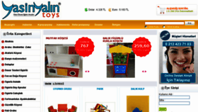 What Yasinyalintoys.com.tr website looked like in 2018 (5 years ago)