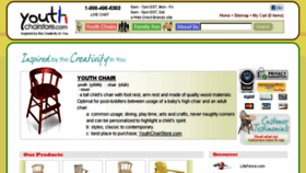 What Youthchairstore.com website looked like in 2018 (5 years ago)