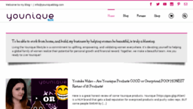What Youniqueblog.com website looked like in 2018 (6 years ago)