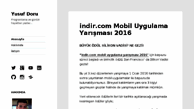 What Yusufdoru.com website looked like in 2018 (5 years ago)