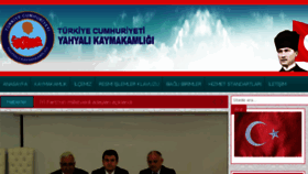 What Yahyali.gov.tr website looked like in 2018 (5 years ago)