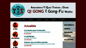 What Yiquan78.org website looked like in 2018 (5 years ago)