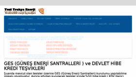 What Yenitrakyaenerji.com website looked like in 2018 (5 years ago)