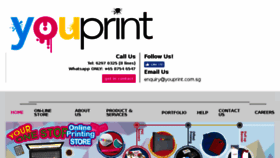 What Youprint.com.sg website looked like in 2018 (5 years ago)