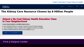 What Yourkidneys.com website looked like in 2018 (5 years ago)