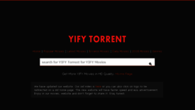 What Yifytorrent.unblocked.sh website looked like in 2018 (5 years ago)