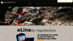 What Yogaslackers.com website looked like in 2018 (6 years ago)