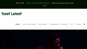 What Yuseflateef.com website looked like in 2018 (5 years ago)
