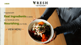 What Yourfreshkitchen.com website looked like in 2018 (5 years ago)