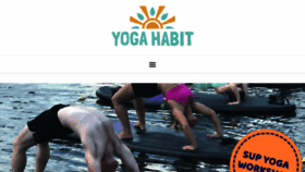 What Yogahabit.com website looked like in 2018 (5 years ago)