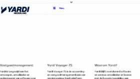 What Yardi.nl website looked like in 2018 (5 years ago)