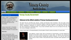 What Yanceycountync.gov website looked like in 2018 (5 years ago)