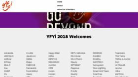 What Yfyi.com website looked like in 2018 (5 years ago)