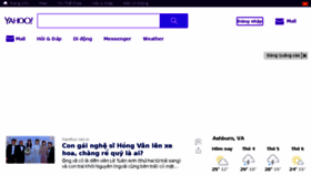 What Yahoo.com.vn website looked like in 2018 (5 years ago)
