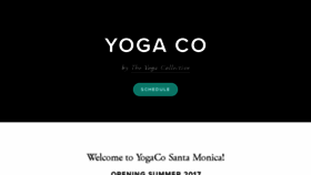 What Yogaco.com website looked like in 2018 (5 years ago)