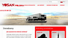 What Yosanpolska.pl website looked like in 2018 (5 years ago)