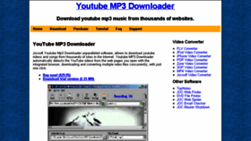 What Youtubemp3downloader.org website looked like in 2018 (5 years ago)
