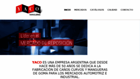 What Yaco-sa.com website looked like in 2018 (5 years ago)