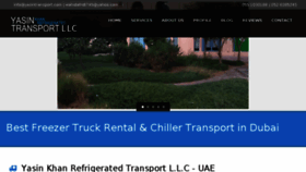 What Yasintransport.com website looked like in 2018 (5 years ago)