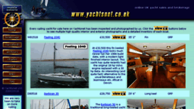 What Yachtsnet.co.uk website looked like in 2018 (5 years ago)