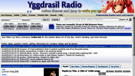 What Yggdrasilradio.net website looked like in 2018 (5 years ago)