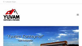 What Yuvamkonteyner.com website looked like in 2018 (5 years ago)