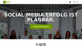 What Y-site.de website looked like in 2018 (5 years ago)