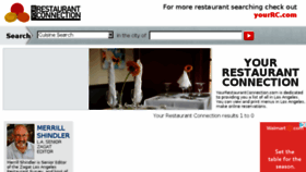 What Yourrestaurantconnection.com website looked like in 2018 (5 years ago)