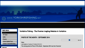 What Yorkshirefishing.net website looked like in 2018 (5 years ago)