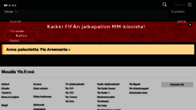 What Yleareena.fi website looked like in 2018 (5 years ago)