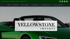 What Yellowstoneimport.com website looked like in 2018 (5 years ago)