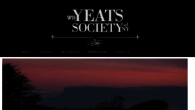 What Yeatssociety.org website looked like in 2018 (5 years ago)