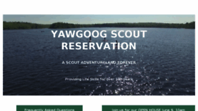 What Yawgoog.org website looked like in 2018 (5 years ago)